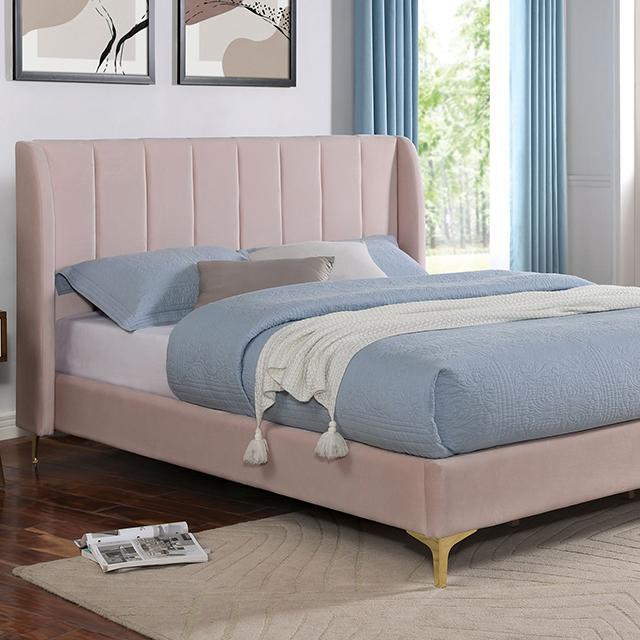 PEARL Full Bed, Light Pink