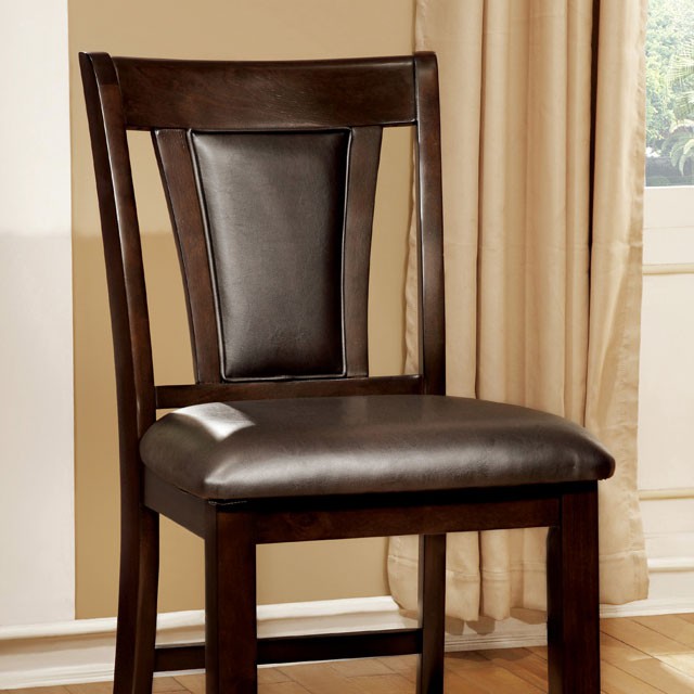 BRENT II Dark Cherry/Espresso Counter Ht. Chair (2/CTN)