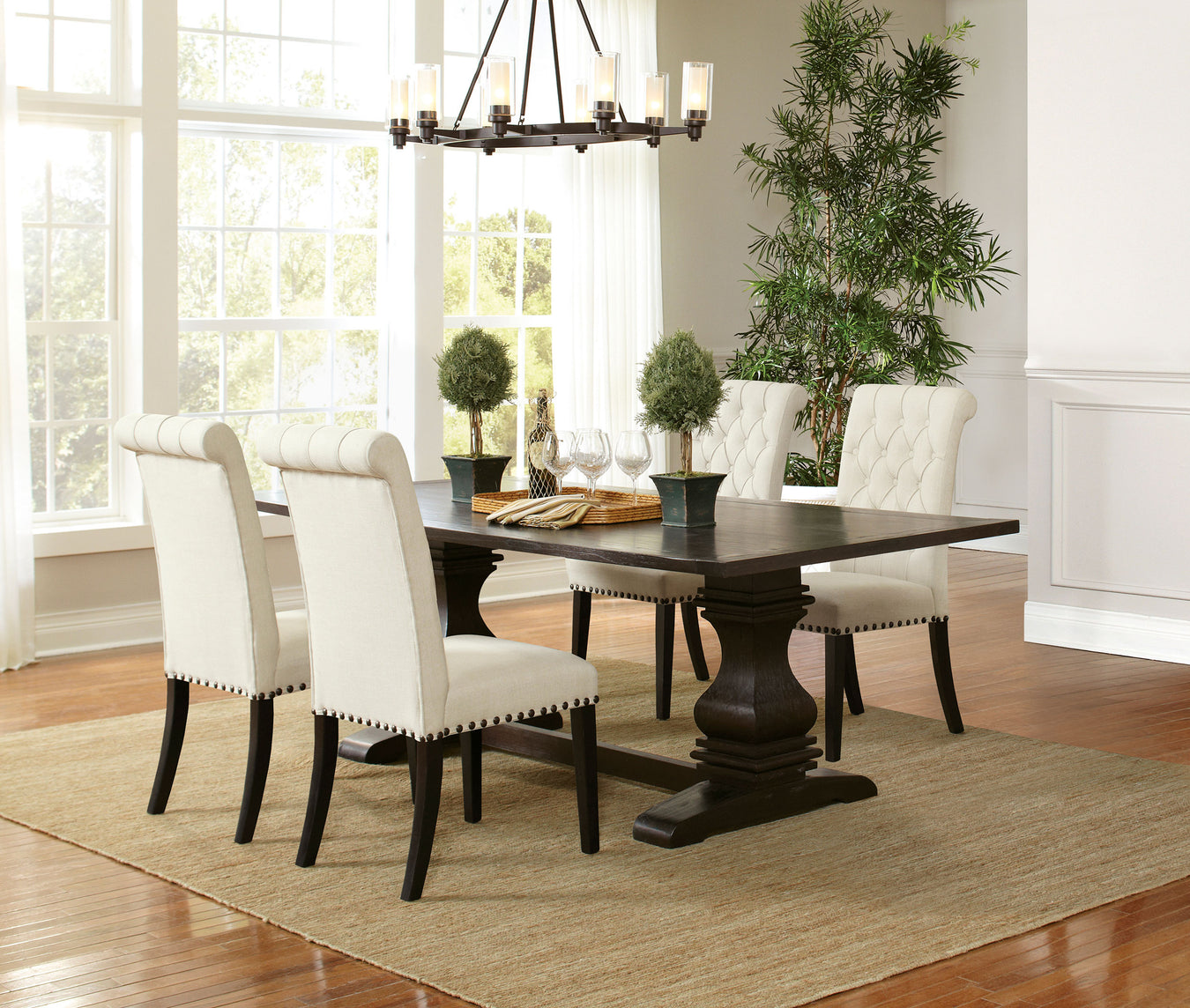 Rustic Espresso / Beige