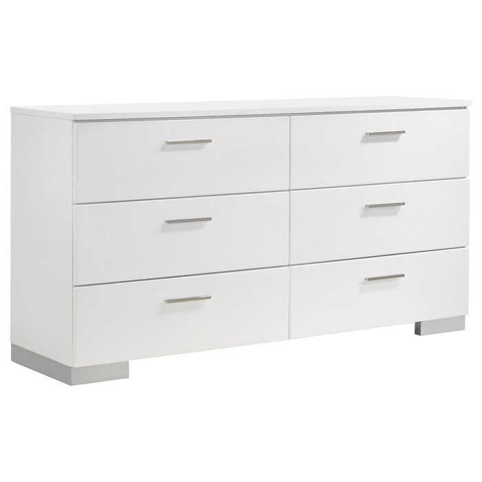 Felicity 5 & 4 Pc E.King, Queen, & Full Bedroom Set