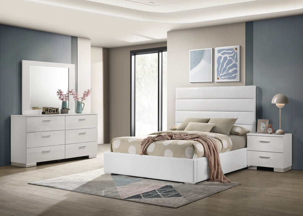 Felicity 5 & 4 Pc E.King, Queen, & Full Bedroom Set