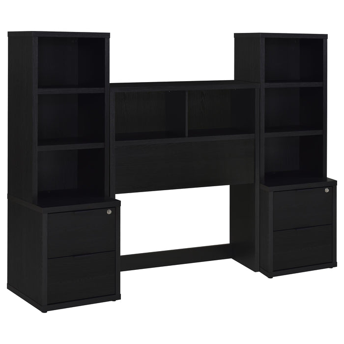 Westpark 5 Pc Twin & Full Bedroom Set Black, Brown & Natural
