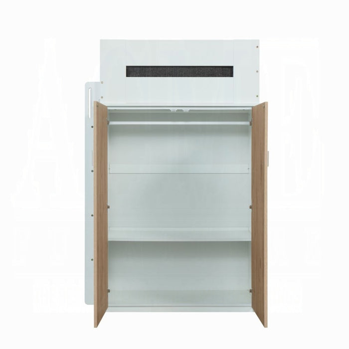 Neptune Twin Loft Bed w/Desk & Wardrobe