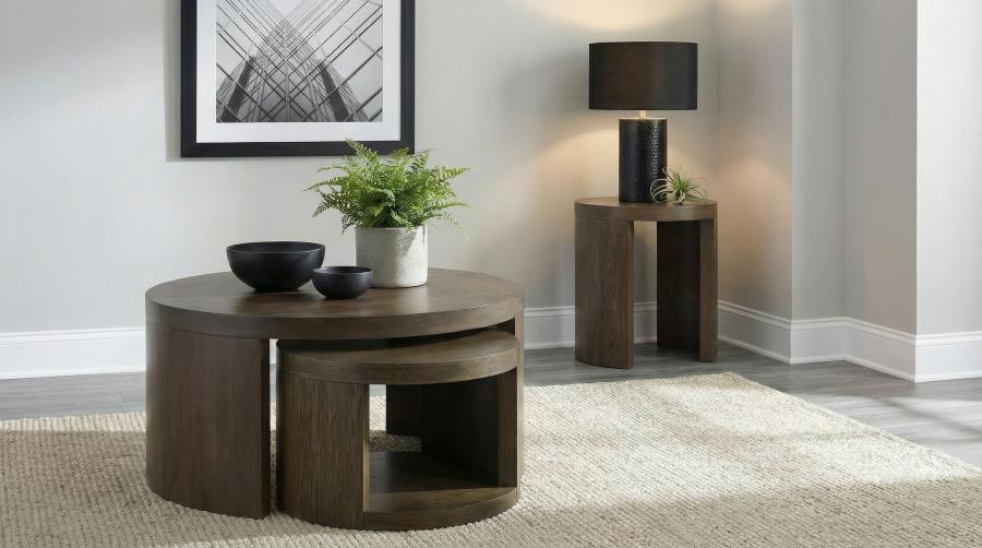 Jason Round Nesting Coffee Table Set