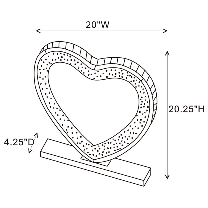Euston Makeup Vanity LED Table Mirror