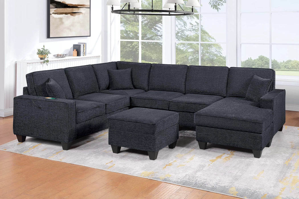 Crosley Sectional w/Ottoman