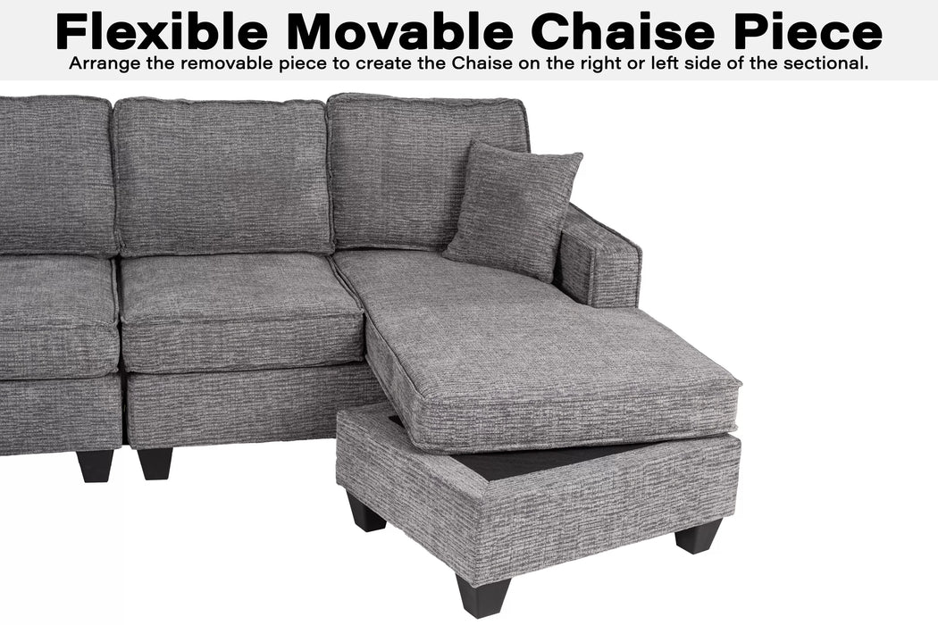 Crosley Sectional w/Ottoman