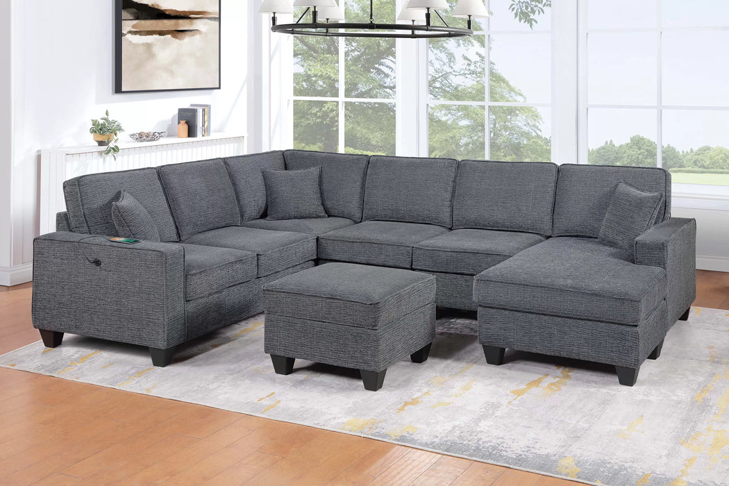 Crosley Sectional w/Ottoman