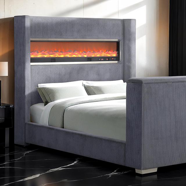 Sumter Bed Black & Grey