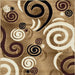 Blitar Brown Black, Brown Cream, & Gray 5' X 7' Area Rug image