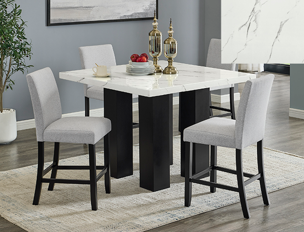 Parkside 5 Pc Counter Height Dining Set