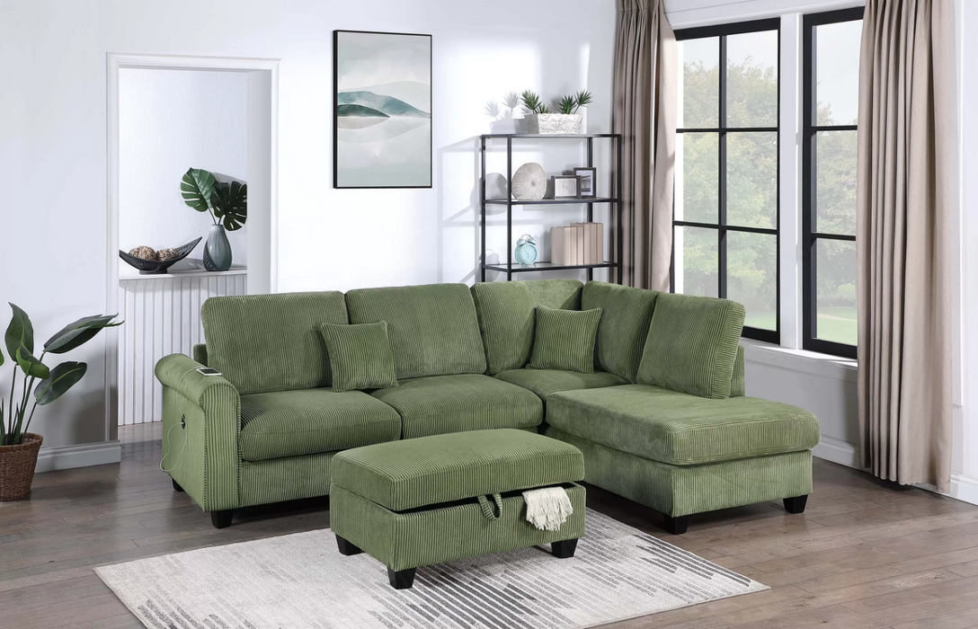 Evelyne Sectional w/ottoman