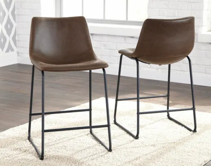 Urban Leather Barstools