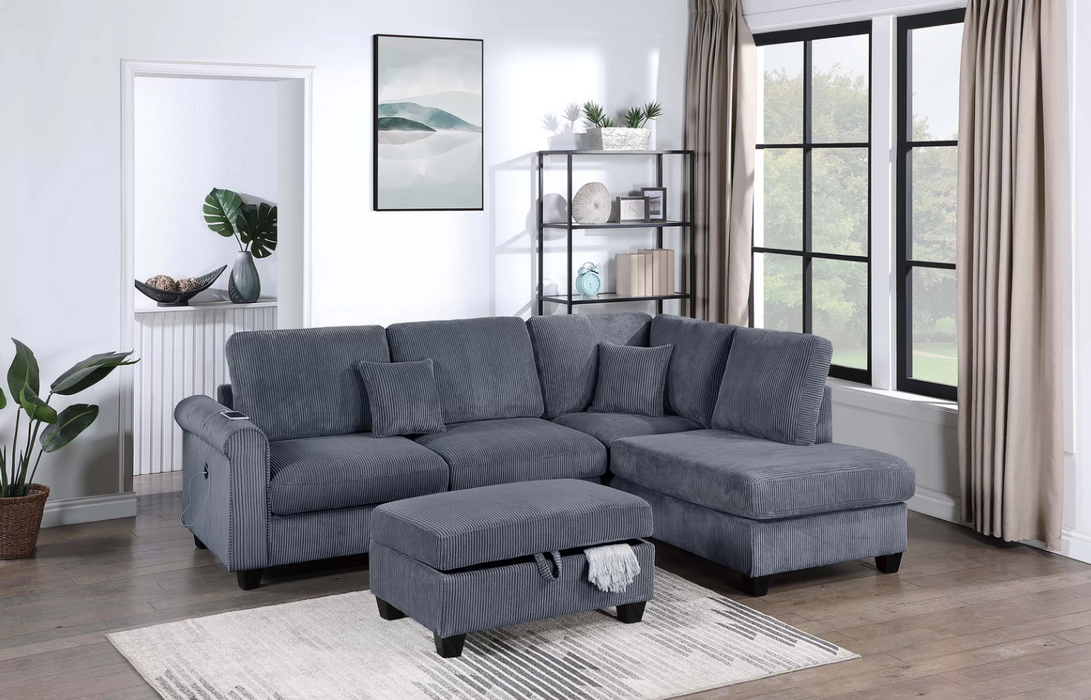 Evelyne Sectional w/ottoman