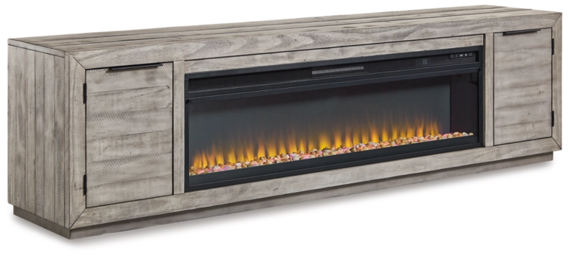 Eve 92 " TV Stand W/ Electric Fireplace