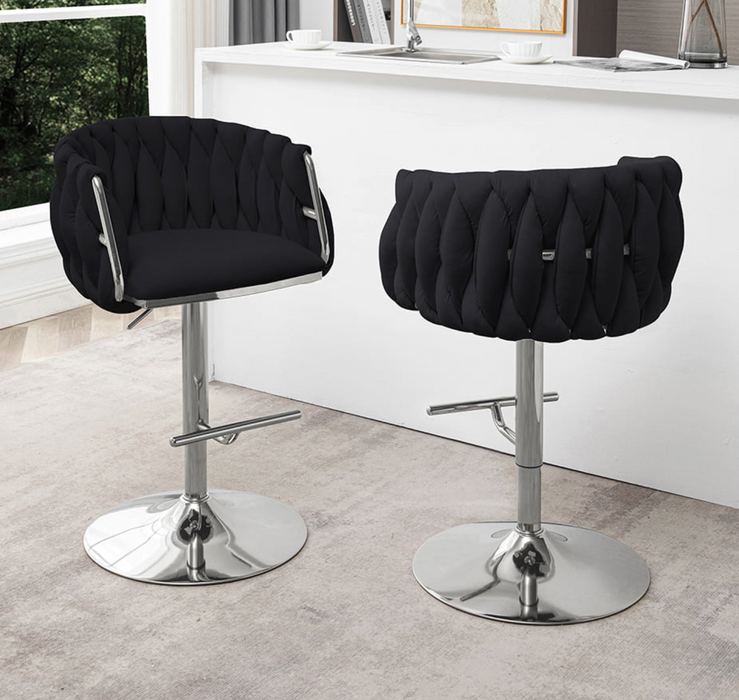 Emery Velvet Adjustable Barstools