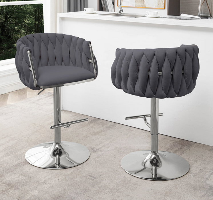 Emery Velvet Adjustable Barstools