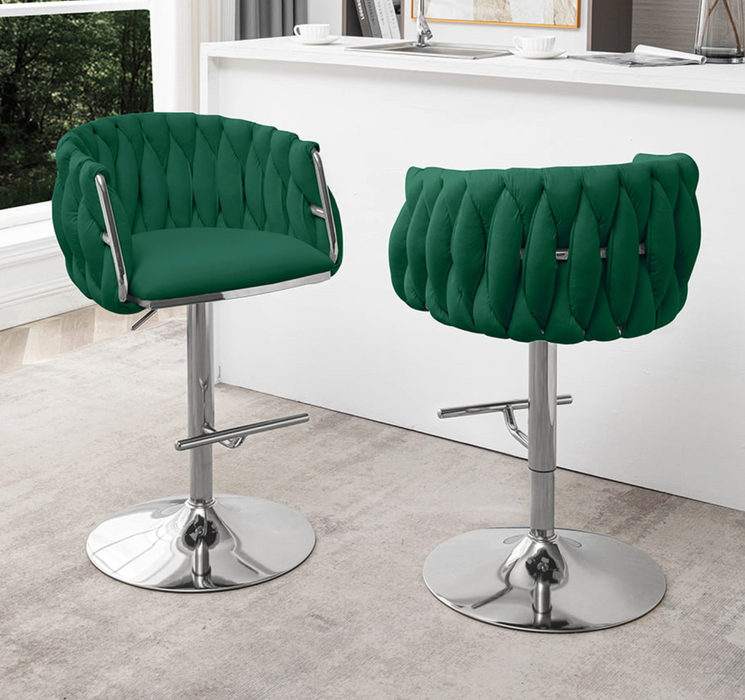 Emery Velvet Adjustable Barstools
