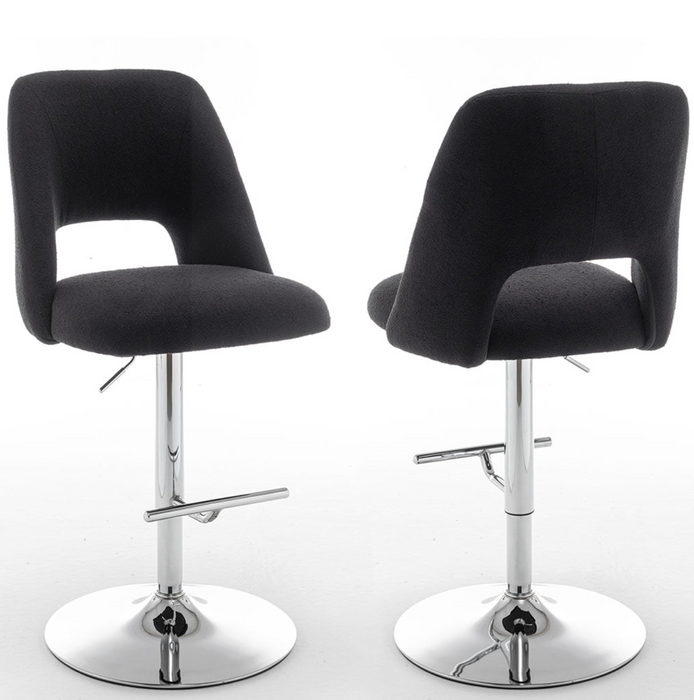 Clara Fabric Adjustable Barstools