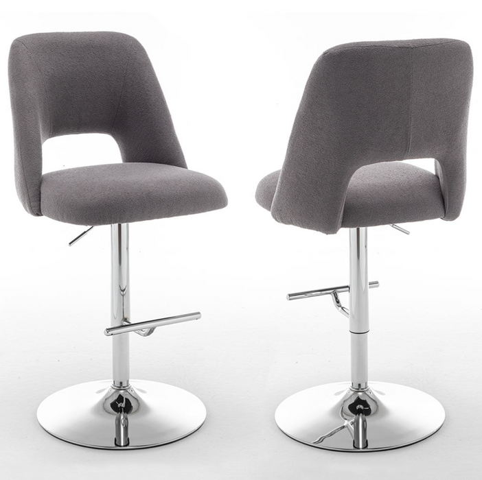 Clara Fabric Adjustable Barstools