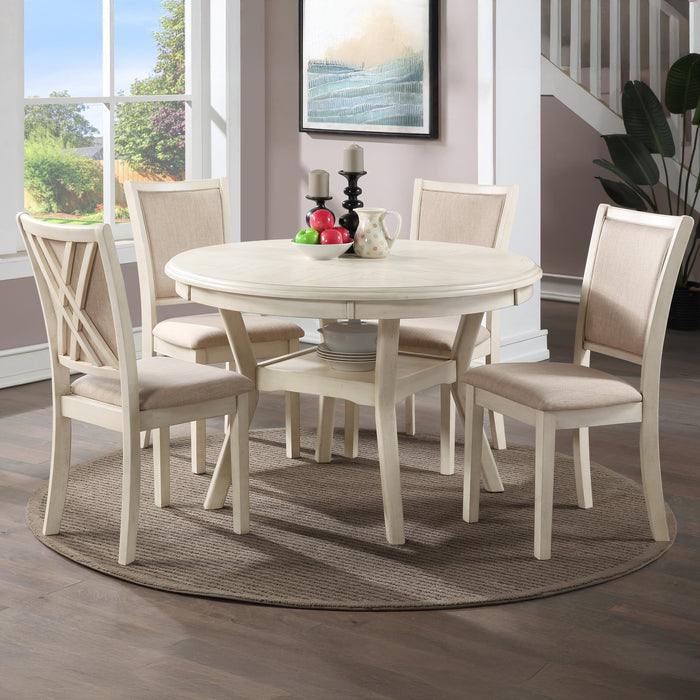 Amy 5pc Round Dining Set