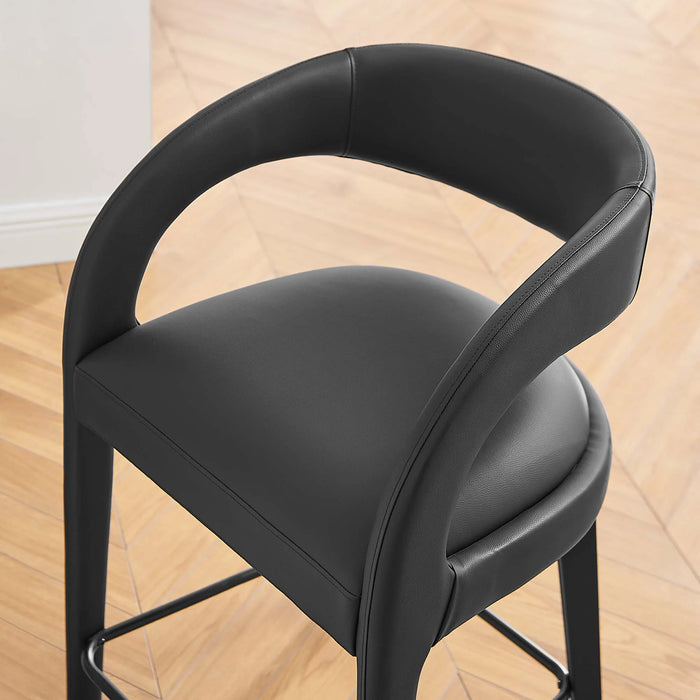 Hayley Counter Stool Vegan Leather