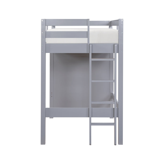 Ally Twin/Full Bunk Bed With Chest and Hidden Desk