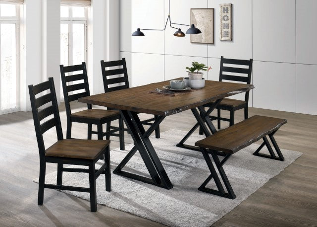Barbary Dining Table Set with Bench