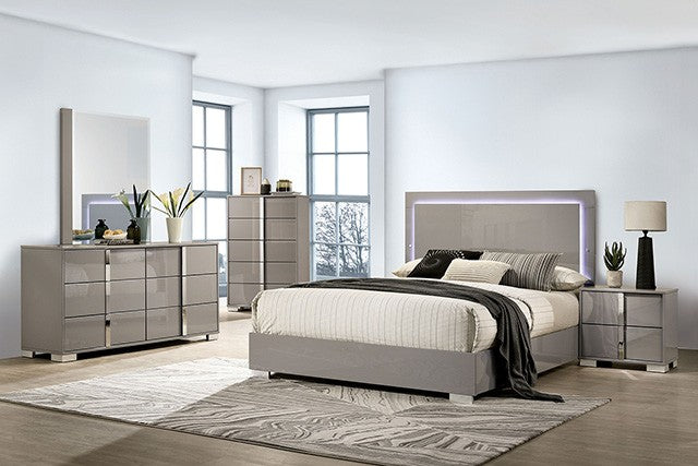 Sinistra Queen Bed With LED on Headboard