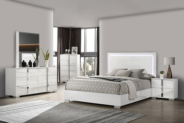 Sinistra Queen Bed With LED on Headboard