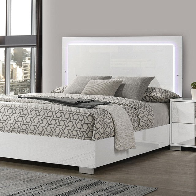 Sinistra Queen Bed With LED on Headboard