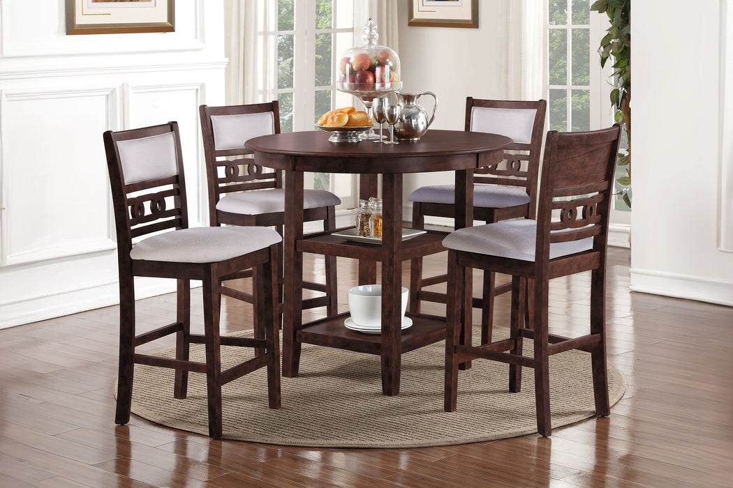 Gia 5pc Counter Height Dining Set