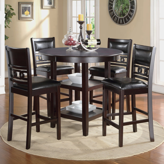 Gia 5pc Counter Height Dining Set