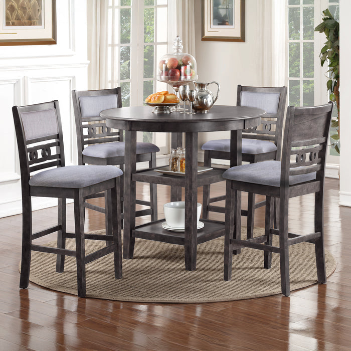 Gia 5pc Counter Height Dining Set