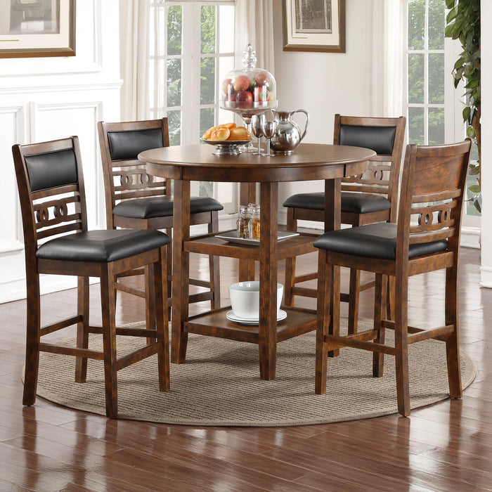 Gia 5pc Counter Height Dining Set