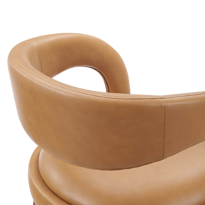 Hayley Counter Stool Vegan Leather