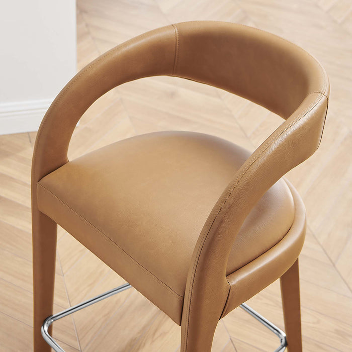 Hayley Counter Stool Vegan Leather